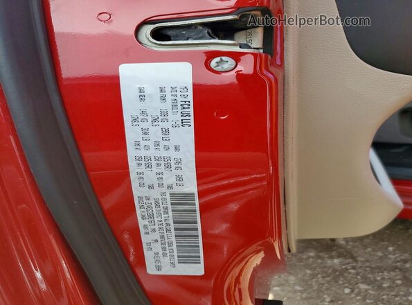 2C4RDGCG3GR276671 2016 DODGE GRAND Красный Вид подкапотного пространства