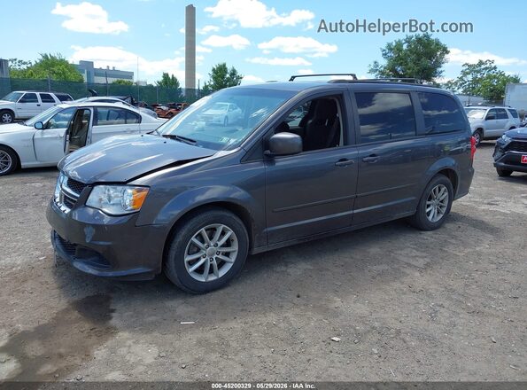 2C4RDGCG3GR333452 2016 DODGE GRAND CARAVAN Gray Առջևի ձախ երեք քառորդ տեսարան