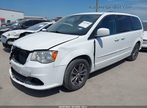 2C4RDGCG3HR773995 2017 DODGE GRAND CARAVAN Белый Передняя левая четверть