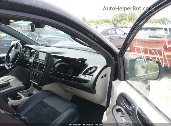 2C4RDGCG3KR744598 2019 DODGE GRAND CARAVAN Black Front interior view