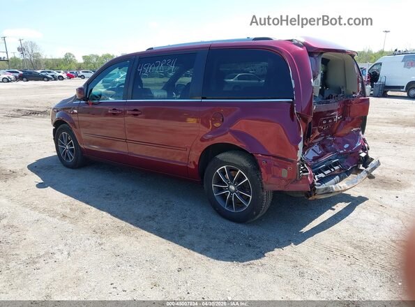 2C4RDGCG4HR841852 2017 DODGE GRAND CARAVAN Red Tył lewy