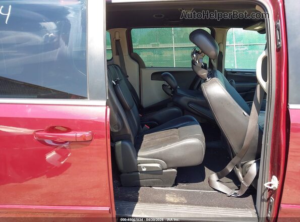 2C4RDGCG4HR841852 2017 DODGE GRAND CARAVAN Red Widok naklejki z numerem VIN