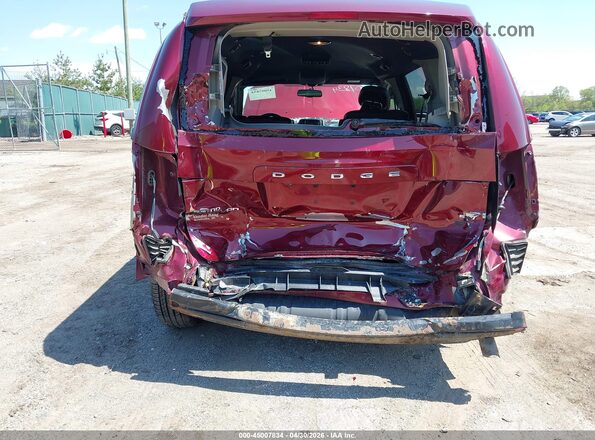 2C4RDGCG4HR841852 2017 DODGE GRAND CARAVAN Red Widok z przodu