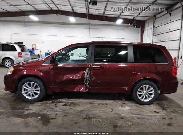 2C4RDGCG4KR689563 2019 DODGE GRAND CARAVAN Maroon 360 interior view