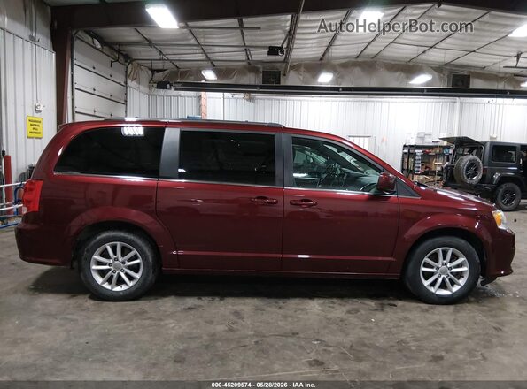 2C4RDGCG4KR689563 2019 DODGE GRAND CARAVAN Maroon Rear interior view