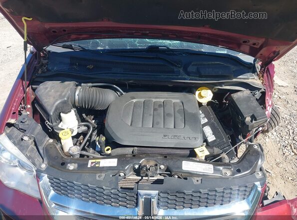 2C4RDGCG4KR712145 2019 DODGE GRAND CARAVAN Red Vista trasera