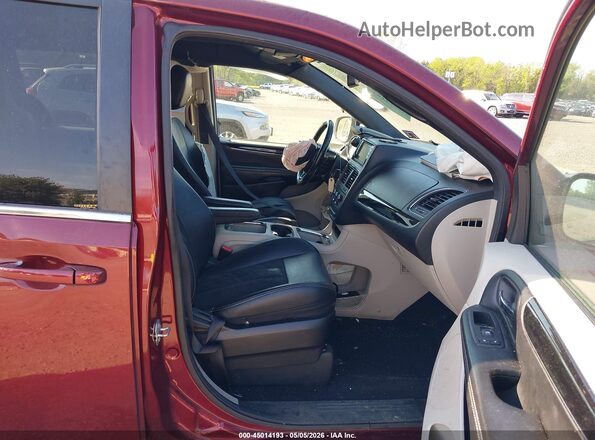 2C4RDGCG4KR761619 2019 DODGE GRAND CARAVAN Red Вид салону спереду