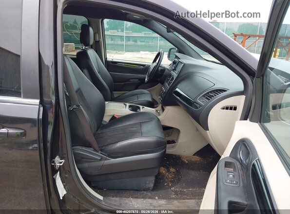 2C4RDGCG4LR166870 2020 DODGE GRAND CARAVAN Black Front interior view
