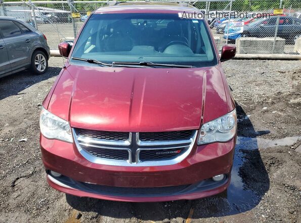2C4RDGCG5HR557792 2017 DODGE GRAND Burgundy Вид спереду