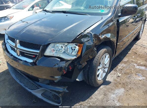 2C4RDGCG6GR374609 2016 DODGE GRAND CARAVAN Black Widok z przodu