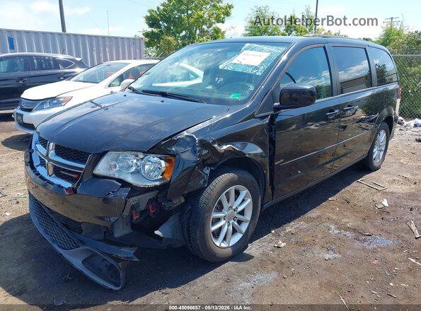 2C4RDGCG6GR374609 2016 DODGE GRAND CARAVAN Black Przód lewy