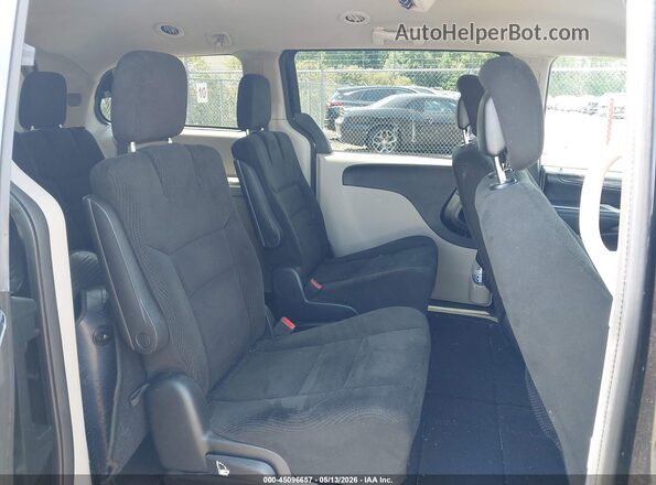 2C4RDGCG6GR374609 2016 DODGE GRAND CARAVAN Black Widok naklejki z numerem VIN