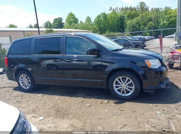 2C4RDGCG6GR374609 2016 DODGE GRAND CARAVAN Black Widok wnętrza z tyłu