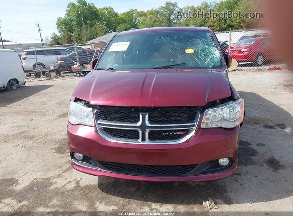 2C4RDGCG6HR595807 2017 DODGE GRAND CARAVAN Burgundy Սարքավորումների վահանակի տեսք