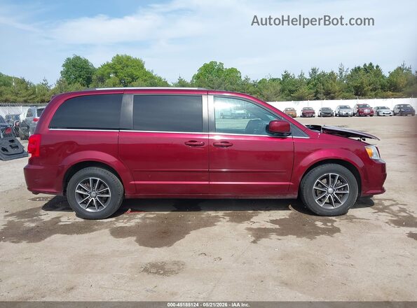 2C4RDGCG6HR595807 2017 DODGE GRAND CARAVAN Burgundy Սալոնի հետևի տեսք