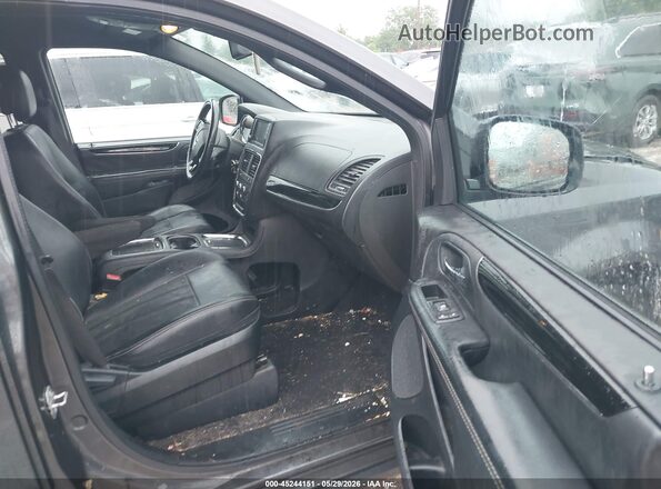 2C4RDGCG7GR357883 2016 DODGE GRAND CARAVAN Черный Вид салона спереди