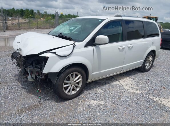 2C4RDGCG7JR360953 2018 DODGE GRAND CARAVAN White Առջևի ձախ երեք քառորդ տեսարան