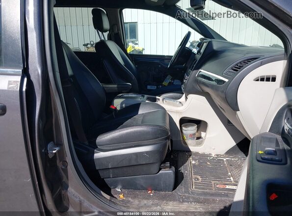 2C4RDGCG8JR267987 2018 DODGE GRAND CARAVAN Black Սալոնի դիմացի տեսք