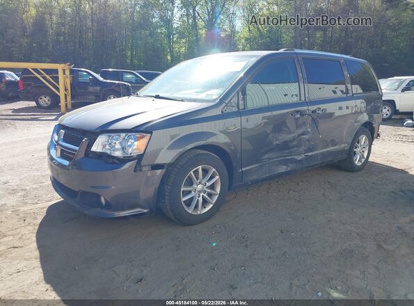 2C4RDGCG8JR267987 2018 DODGE GRAND CARAVAN Black Առջևի ձախ երեք քառորդ տեսարան