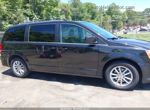 2C4RDGCG8LR153393 2020 DODGE GRAND CARAVAN Black უკანა სალონის ხედი