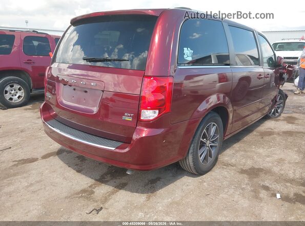 2C4RDGCG9HR760846 2017 DODGE GRAND CARAVAN Красный Задняя правая четверть