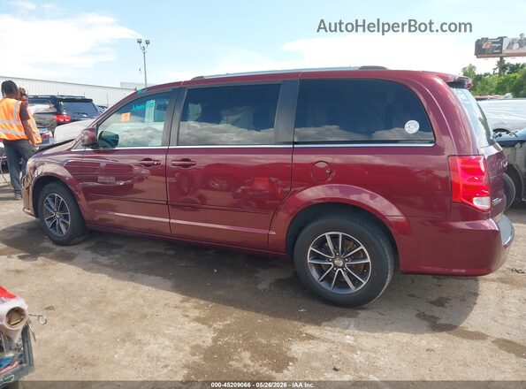 2C4RDGCG9HR760846 2017 DODGE GRAND CARAVAN Красный Панорамный вид салона 360°