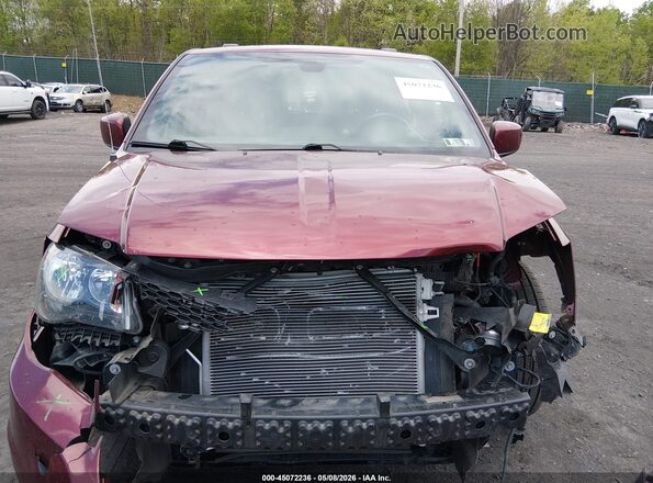 2C4RDGCG9KR729524 2019 DODGE GRAND CARAVAN Maroon Vista frontal