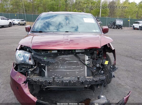 2C4RDGCG9KR729524 2019 DODGE GRAND CARAVAN Maroon Vista del cuadro de instrumentos