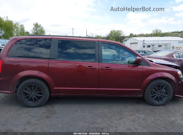 2C4RDGCG9KR729524 2019 DODGE GRAND CARAVAN Maroon Vista interior trasera