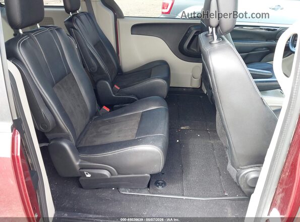 2C4RDGCGXKR558900 2019 DODGE GRAND CARAVAN Темно-бордовый Вид наклейки с VIN-кодом
