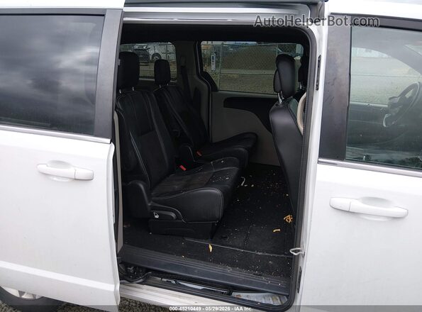 2C4RDGCGXKR802707 2019 DODGE GRAND CARAVAN White VIN კოდის სტიკერის ხედი