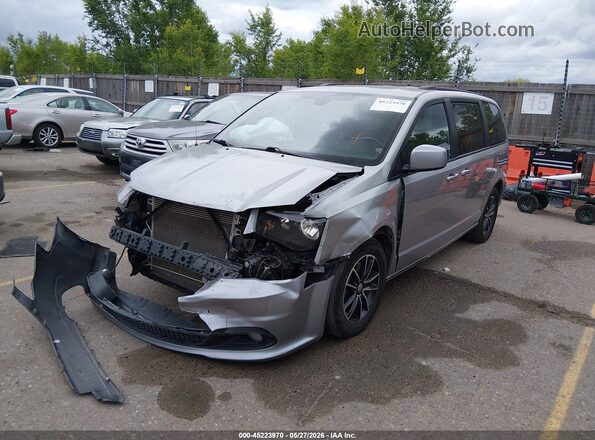 2C4RDGEG0JR282495 2018 DODGE GRAND CARAVAN Gray Առջևի ձախ երեք քառորդ տեսարան