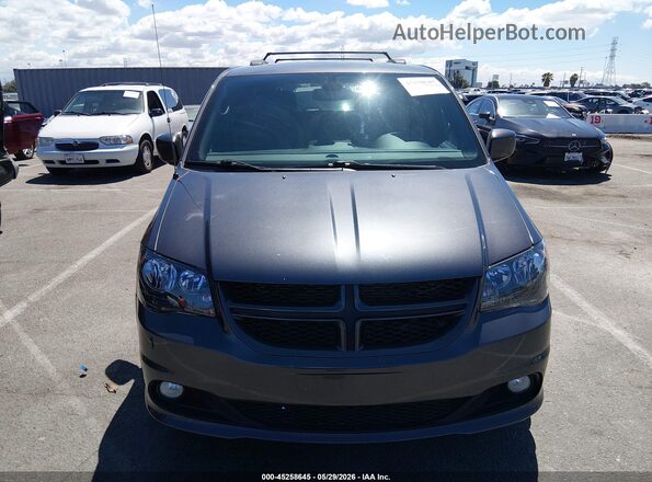 2C4RDGEG2JR342955 2018 DODGE GRAND CARAVAN Gray Вид щитка приладів