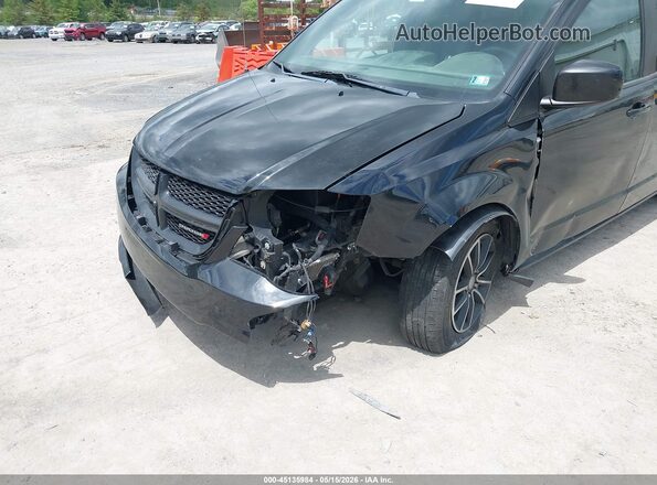 2C4RDGEG3JR299565 2018 DODGE GRAND CARAVAN Black Front view