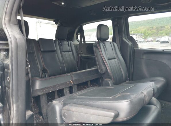 2C4RDGEG3JR299565 2018 DODGE GRAND CARAVAN Black VIN sticker view