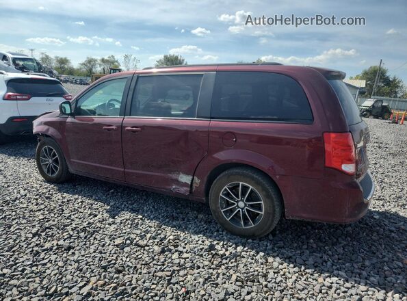 2C4RDGEG8JR337338 2018 DODGE GRAND Бордовый Задняя левая четверть