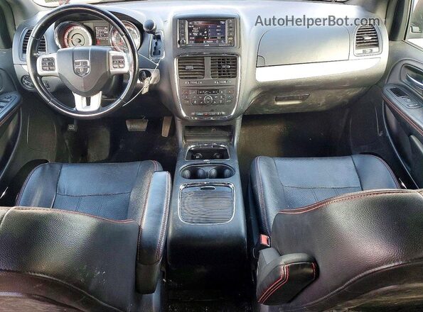 2C4RDGEG8LR169140 2020 DODGE GRAND Maroon Widok deski rozdzielczej