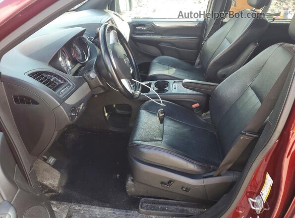 2C4RDGEG8LR169140 2020 DODGE GRAND Maroon Widok wnętrza z przodu