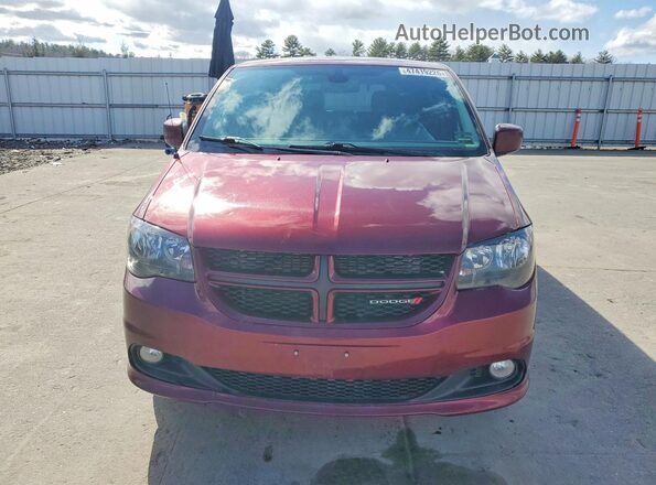 2C4RDGEG8LR169140 2020 DODGE GRAND Maroon Widok z przodu