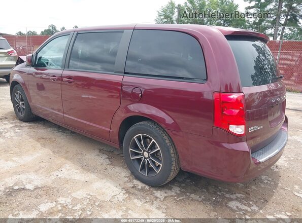 2C4RDGEGXJR189936 2018 DODGE GRAND CARAVAN Red უკანა მარცხენა