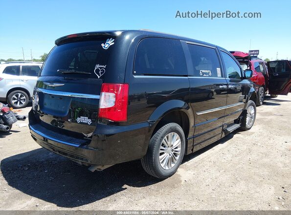2C7WC1CG6GR221475 2016 CHRYSLER TOWN & COUNTRY Black Tył prawy