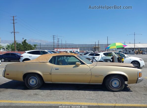 2F91H513729       1972 MERCURY COUGAR Золотой Панорамный вид салона 360°