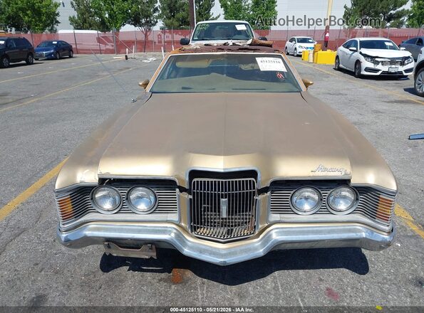 2F91H513729       1972 MERCURY COUGAR Золотой Вид задней части салона