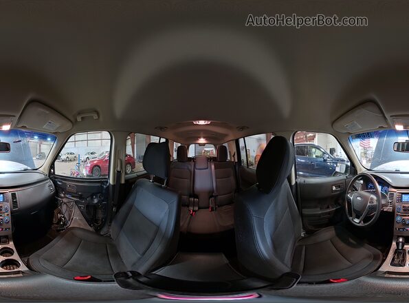2FMGK5B81KBA25396 2019 FORD FLEX Blue 