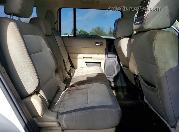 2FMGK5B83GBA06632 2016 FORD FLEX Silver Вид задніх сидінь