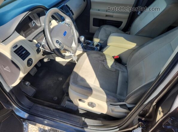2FMGK5B83HBA02615 2017 FORD FLEX Charcoal Front interior view