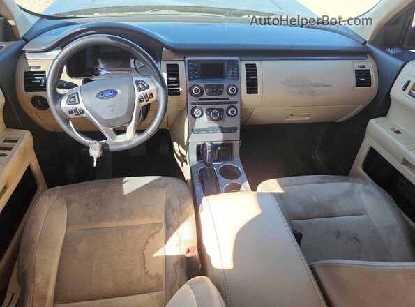 2FMGK5B83HBA02615 2017 FORD FLEX Charcoal Dashboard view