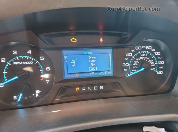 2FMGK5B83HBA02615 2017 FORD FLEX Charcoal Instrument cluster view