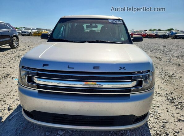 2FMGK5B85JBA10401 2018 FORD FLEX Silver წინა ხედი