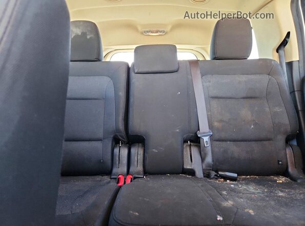 2FMGK5B85JBA10401 2018 FORD FLEX Silver უკანა სავარძლების ხედი